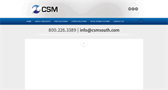 Desktop Screenshot of csmsouth.com