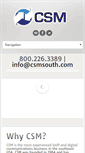 Mobile Screenshot of csmsouth.com